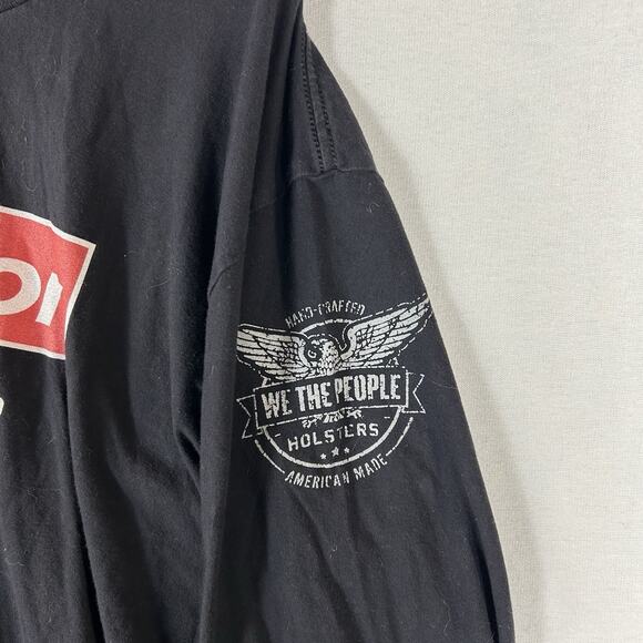 We the People Operator Long Sleeve Tshirt Mens 2XL Black Made in USA LEO Police - Picture 7 of 12